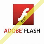 adobe flash logo rip