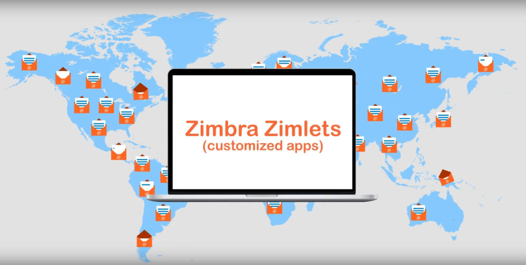 Zimbra Zimlets customized apps